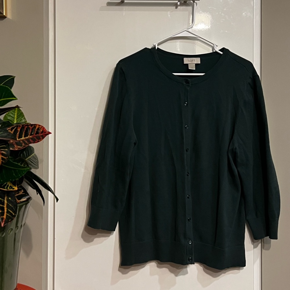 Green Loft cardigan